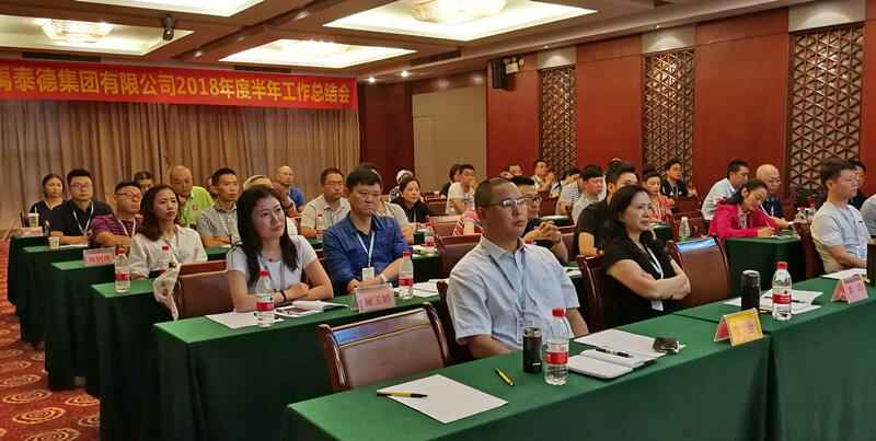 清晰創(chuàng)新方向，明確發(fā)展目標，促進集團全面興盛——禹泰德集團2018半年工作會在桂林隆重召開